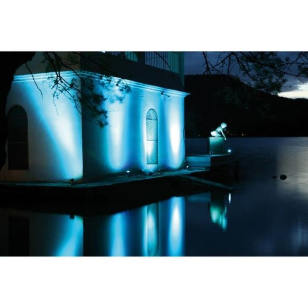 Proyector sumergible tilt LYNN IP68 LED 4W 315lm 5700K/RGB 45º Cromo | LeonLeds