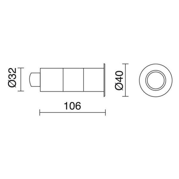 NINO IP68 encastré submersible LED 3W...