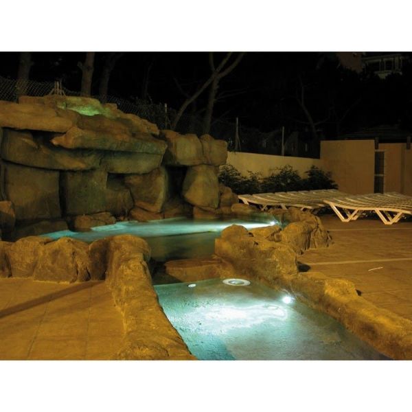 Encastré submersible PAL IP68 LED 4W CRI70 5700K 45º Blanc | LéonLeds