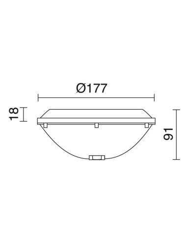 Luz para Piscina LED Lámpara sumergible PAR 56 LED IP68 LED 58W 4320lm 5700K 90º Gris | LeonLeds