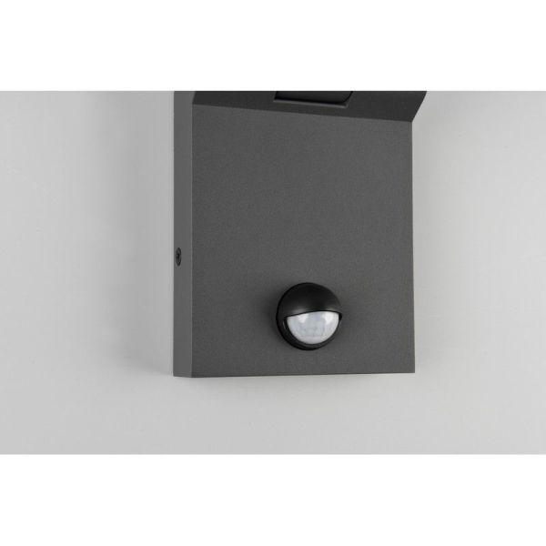 Aplique Exterior LED de Pared ADOUR IP44 Sensor Movimiento | LeonLeds