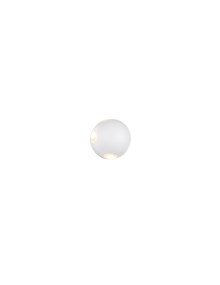 Aplique Pared Redondo LED Exterior AVISIO 4 Luces 3000K | LeonLeds