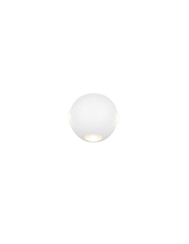 Aplique Pared Redondo LED Exterior AVISIO 4 Luces 3000K | LeonLeds