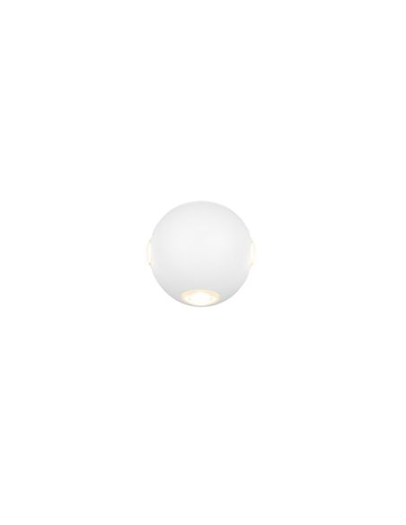 Aplique Pared Redondo LED Exterior AVISIO 4 Luces 3000K | LeonLeds