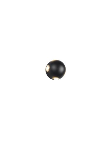 Aplique Pared LED Exterior Redondo AVISIO 4 Luces IP54 | LeonLeds
