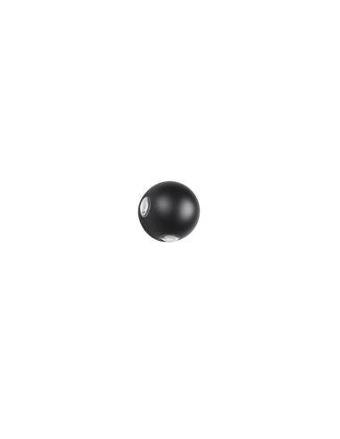 Aplique Pared LED Exterior Redondo AVISIO 4 Luces IP54 | LeonLeds
