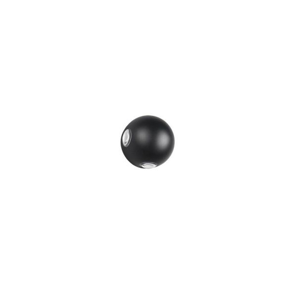 Aplique Pared LED Exterior Redondo AVISIO 4 Luces IP54 | LeonLeds