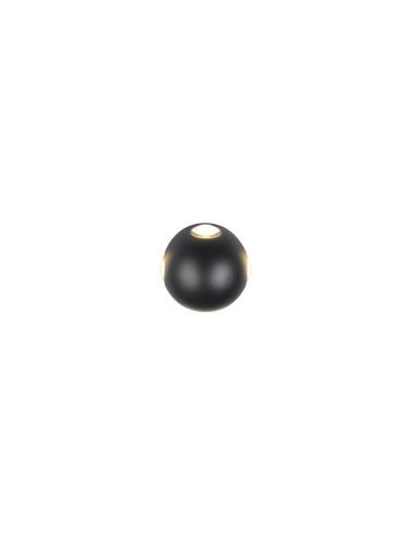Aplique Pared LED Exterior Redondo AVISIO 4 Luces IP54 | LeonLeds