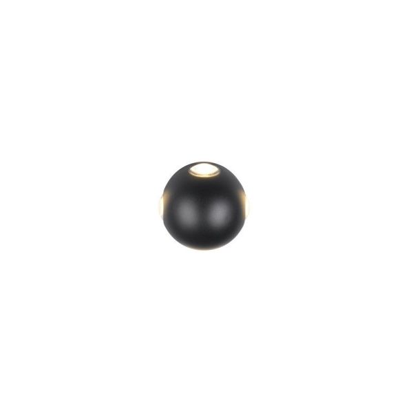 Aplique Pared LED Exterior Redondo AVISIO 4 Luces IP54 | LeonLeds