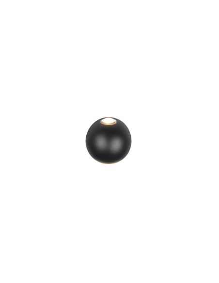 Aplique Pared LED Exterior Redondo AVISIO 2 Luces 3000K IP54 | LeonLeds