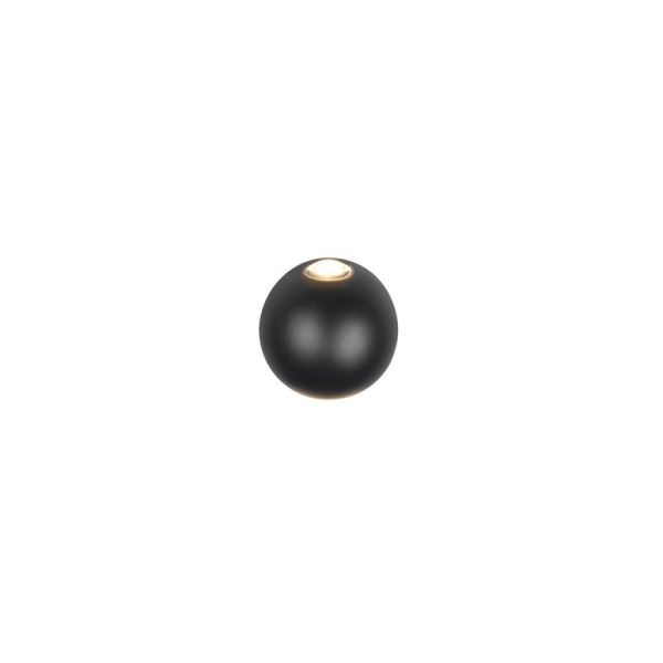 Aplique Pared LED Exterior Redondo AVISIO 2 Luces 3000K IP54 | LeonLeds
