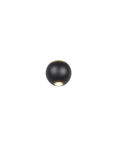 Aplique Pared LED Exterior Redondo AVISIO 2 Luces 3000K IP54 | LeonLeds