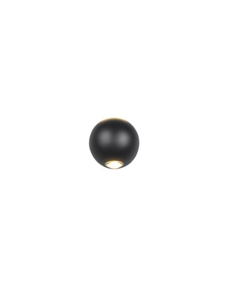 Aplique Pared LED Exterior Redondo AVISIO 2 Luces 3000K IP54 | LeonLeds