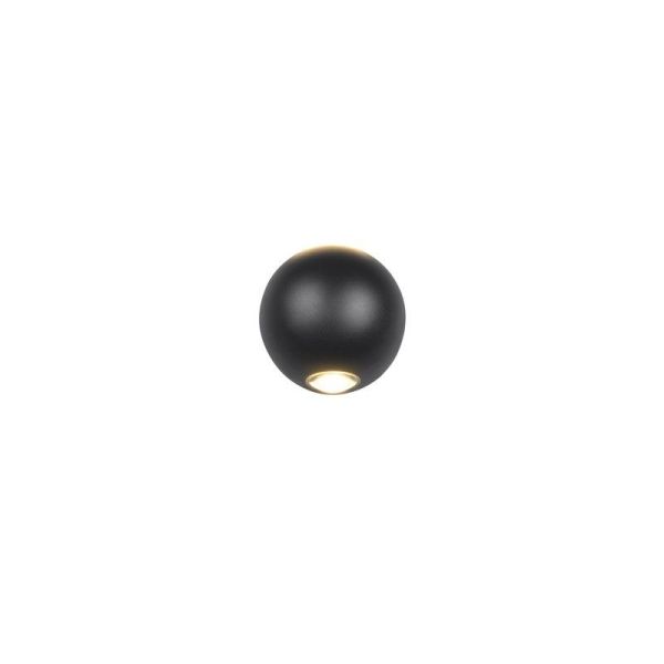 Aplique Pared LED Exterior Redondo AVISIO 2 Luces 3000K IP54 | LeonLeds