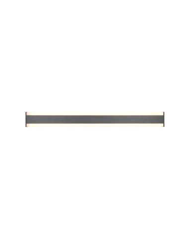 Aplique Pared Alargado Exterior LED DAWSON 100cm Regulable | LeonLeds