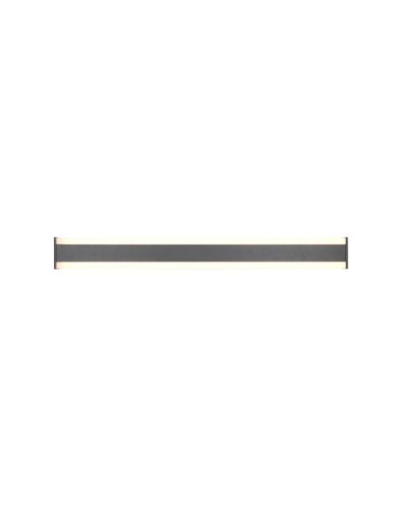 Aplique Pared Alargado Exterior LED DAWSON 100cm Regulable | LeonLeds