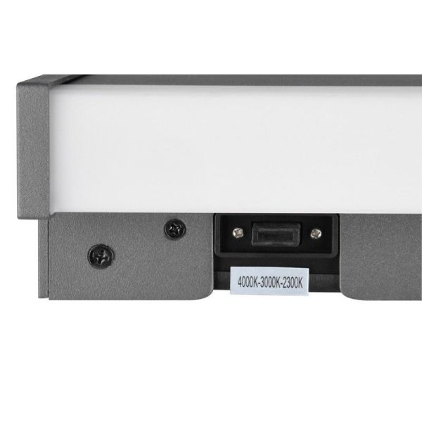 Aplique Pared Alargado Exterior LED DAWSON 100cm Regulable | LeonLeds