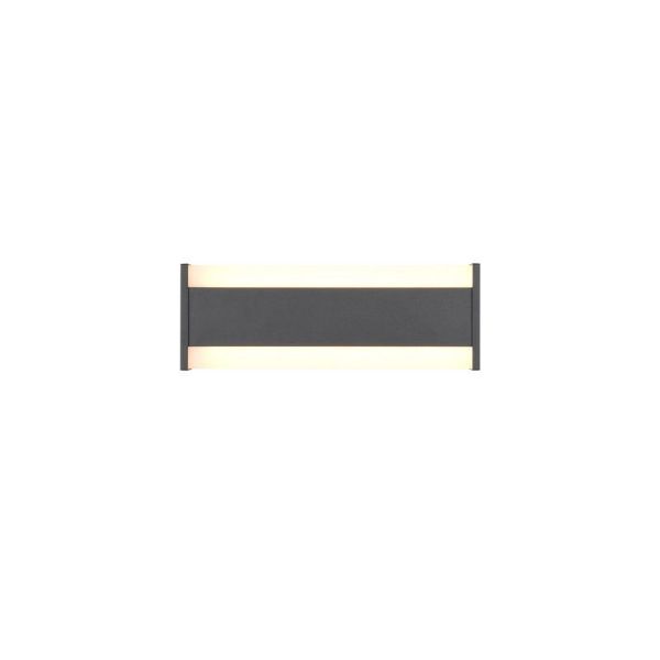 Aplique Pared LED 30cm DAWSON Exterior 7W Regulable IP54 | LeonLeds