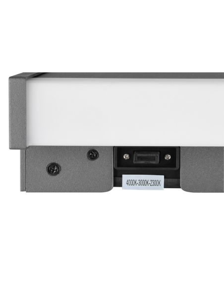 Aplique LED para exterior DAWSON 30cm 7W regulável IP54 | LeonLeds