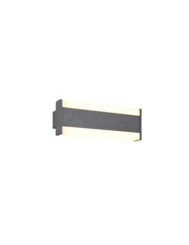 Aplique Pared LED 30cm DAWSON Exterior 7W Regulable IP54 | LeonLeds
