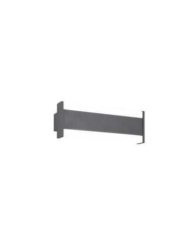 Aplique Pared LED 30cm DAWSON Exterior 7W Regulable IP54 | LeonLeds