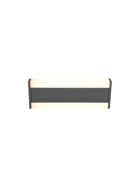 Aplique Pared LED 30cm DAWSON Exterior 7W Regulable IP54 | LeonLeds