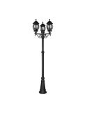 Farola para Exterior Vintage 3 Farolillos ELVO IP23 | LeonLeds