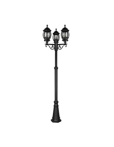 Farola para Exterior Vintage 3 Farolillos ELVO IP23 | LeonLeds