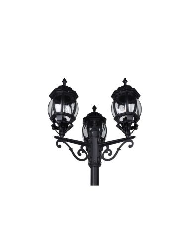 Farola para Exterior Vintage 3 Farolillos ELVO IP23 | LeonLeds