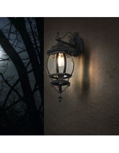 Aplique de Pared Estilo Farolillo Vintage ELVO IP23 | LeonLeds 2