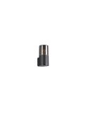 Aplique de Pared Exterior HOOSIC Pantalla Ahumada IP44 | LeonLeds