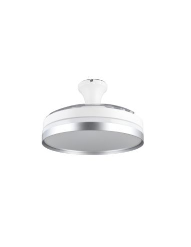 LINDBERG Ventilateur de plafond LED avec pales rétractables à fonction inversée | LéonLeds