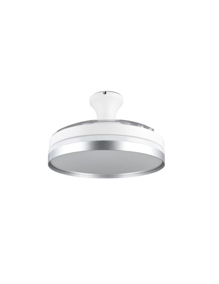 LINDBERG Ventilateur de plafond LED avec pales rétractables à fonction inversée | LéonLeds