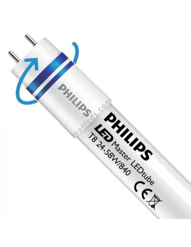 Tubo T8 LED 24W - 58W de 150CM Alta Frecuencia Rotable Master LEDtube Philips 68804500 - LeonLeds.com