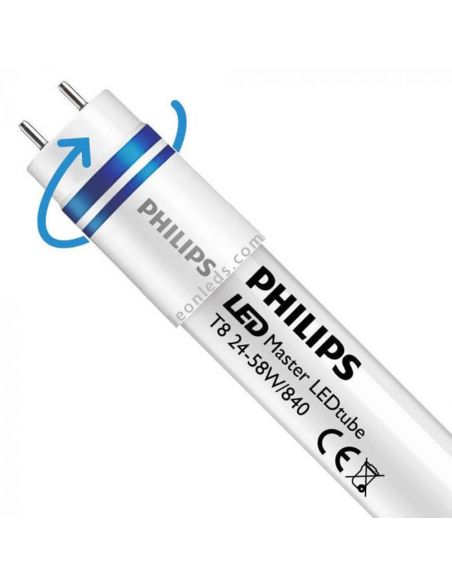Tubo T8 LED 24W - 58W de 150CM Alta Frecuencia Rotable Master LEDtube Philips 68804500 - LeonLeds.com