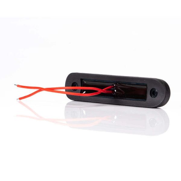 Piloto LED de Galibo con tulipa Ahumada 8 Leds FT-073 C Dark LED LONG Rojo | LeonLeds