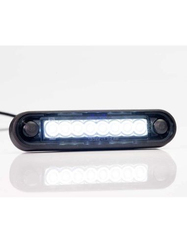 Galibo Veilleuse LED avec Tulipe Fumée 8 Leds FT-073 B Dark LED LONG Blanc | leonleds