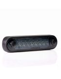 Piloto LED de Galibo con tulipa Ahumada 8 Leds FT-073 B Dark LED LONG Blanco | LeonLeds