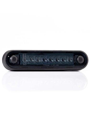 Piloto LED de Galibo con tulipa Ahumada 8 Leds FT-073 B Dark LED LONG Blanco | LeonLeds