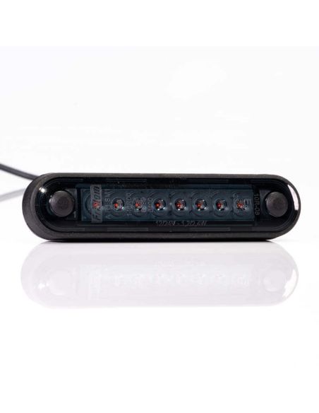 Galibo Luminária LED com Tulipa Fumê 8 Leds FT-073 C LED Escuro LONG Vermelho | leonleds