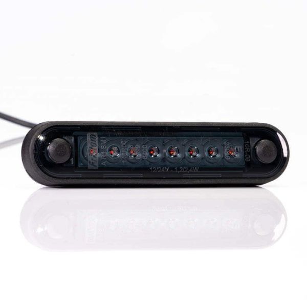Galibo Luminária LED com Tulipa Fumê 8 Leds FT-073 C LED Escuro LONG Vermelho | leonleds