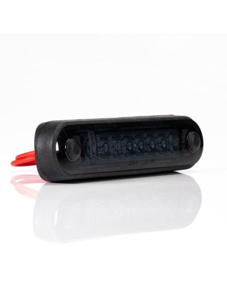 Galibo Veilleuse LED avec Tulipe Fumée 8 Leds FT-073 C Dark LED LONG Rouge | leonleds