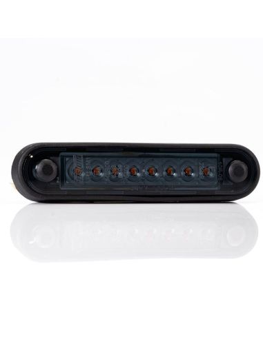Piloto LED de Galibo con tulipa Ahumada 8 Leds FT-073 C Dark LED LONG Rojo | LeonLeds