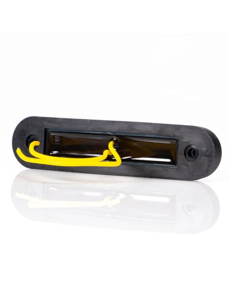 Piloto LED de Galibo con tulipa Ahumada 8 Leds FT-073 Dark LED LONG Ambar Z | LeonLeds