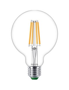 Bombilla Globo de Filamento LED transparente E27 4W equivalente a 60W, Ultra Efficient G93 2