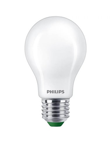 Bombilla LED E27 Clásica 5,2W equivalente a 75W Opaca, Ultra Efficient A60