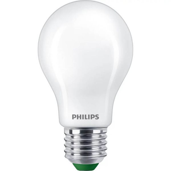 Bombilla LED E27 Clásica 5,2W equivalente a 75W Opaca, Ultra Efficient A60