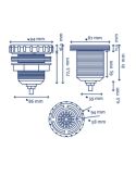 Foco Mini LED Sumergible Piscina 310lm Cable Incluido IP68 | LeonLeds