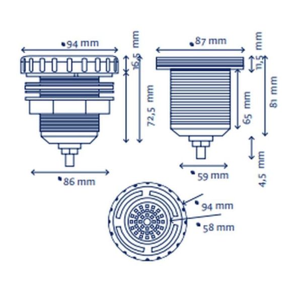 Foco Mini LED Sumergible Piscina 310lm Cable Incluido IP68 | LeonLeds