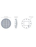 Bombilla LED Piscina PAR56 Extraplana 1800lm IP68 Blanca | LeonLeds